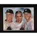 New York Yankees (Mickey Mantle, Yogi Berra, Roger Maris) Sports Poster Print - 24x36
