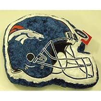 Denver Broncos NFL Helmet Himo Plush Pillow