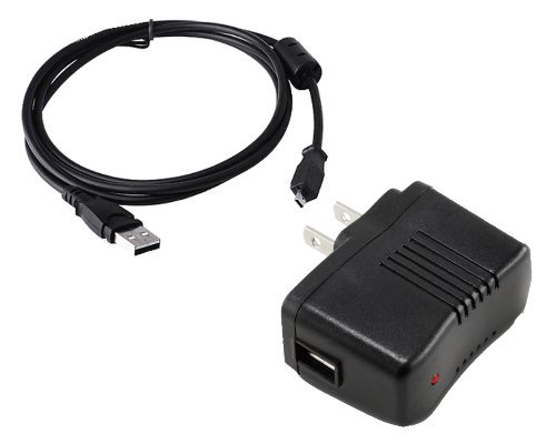 Excelshot kodak K20 Compatible Ac Adapter + U-8 usb cable For Kodak Easyshare M320, M341, M753, M763, M863, M1063, Etc, Digital Cameras.