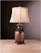 Minka Ambience 10946 Casa Cristina Yucatan Sunset Wood One Light Table Lamp