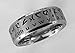 Retroworks Klingon Translator Ring Silver (US Size 06) Extra Small
