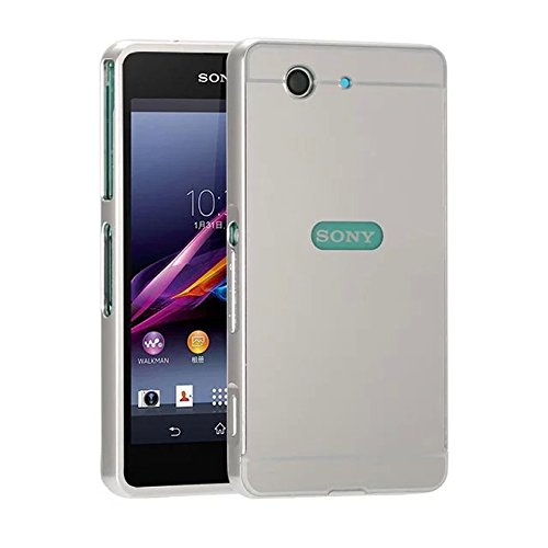 Sony-Xperia-Z3-Compact-Case-Ranyi-Mirror-Series-Luxury-Aluminum-Metal-Bumper-Detachable--Mirror-Hard-Back-2-in