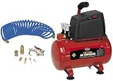 All Power America APC4008 1/3 Horsepower 3 Gallon 100 PSI Air Compressor With 7 Accessories & 25-Foot Coil Hose