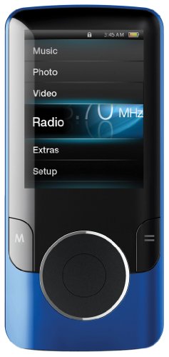 Coby 2 Inch Video MP3 Player with FM 4 GB MP707-4GBLU (Blue)