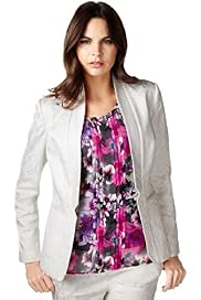 Per Una Open Front Textured Jacquard Jacket