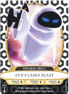 Sorcerers Mask of the Magic Kingdom Game, Walt Disney World - Card #05 - Eve's Laser Blast