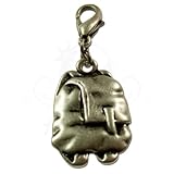 Alpenflustern Charm Backpack (antique silver coloured) - Traditional Bavarian Oktoberfest Jewelry, Pendant & Charm for Necklace, Charivari and Octoberfest Bracelet