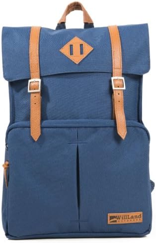 WillLand Outdoors College Fortuna Square Backpack Dark Night