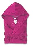 Produkt-Bild: Tom Tailor 110401/921/701 "Basic Velours" Bademantel, mit Kapuze, Gr. S, pink