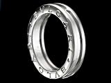 BVLGARI ブルガリ リング B-ZERO1 1BAND XS AN85242353 ワンバンド WG シルバー 53号 ビーゼロワン 指輪 ブルガリ 指輪