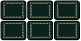 Jason Acanthus Green Coasters - Set of 6