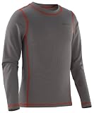 Marmot Kinder Funktionsunterw&auml;sche Boy's DriClime Crew Long Sleeve, gargoyle, XS, 10210-1268-2