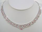 Crystal Necklace Set for Bridal Wedding Prom Pageant N1Z67