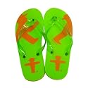 Flipflop FLANEUR 42/43 grün Ampelmann