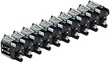 Skia Ink Cartridges ¨ 10 Pack Compatible with Brother LC101 / LC103(LC103BK) for DCP-J152W, MFC-J245, MFC-J285DW, MFC-J450DW, MFC-J470DW, MFC-J475DW, MFC-J650DW, MFC-J6520DW, MFC-J6720DW, MFC-J6920DW, MFC-J870DW, MFC-J875DW