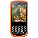 Amzer Silicone Skin Jelly Case Cover for Palm Pixi / Pixi Plus - Orange