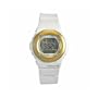 Casio Women's BG1300PP-7DR Baby-G Gold Bezel Shock Resistant Watch
