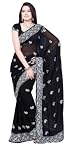Black Georgette Saree