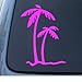 NS-FX PALM TREES - Tropical Beach - Car, Truck, Notebook, Vinyl Decal Sticker #1027 | Vinyl Color: Pink