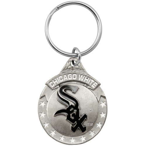 Chicago White Sox MLB Pewter Logo Keychain