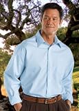 Big Mens Non-Iron Button-Down Long Sleeve Fine Line Shirt by Red House[tm] (Big & Tall and Regular S