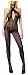 Leg Ave Women's Criss Cross Keyhole Open Crotch Bodystocking-Style #8256, Black