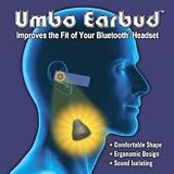 Umbo Earbud - Best Fitting Ergonomic Earbud for Bluetooth and Other Wireless Headsets.