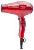 Parlux 3800 Ceramic Ionic Hair Dryer (Eco Friendly Dryer) - Red