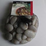(Price/2)Polished River Rock 2lb Bag White