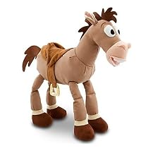 Disney Toy Story 3 Large 17" plush bullseye soft toy doll with Disney Store Exclusive patch