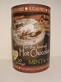 InJoy Organics, Organic, Dark Chocolate, Dairy Free, Sugar Free, Gluten Free, Hot Chocolate, Mint, 20 Servings