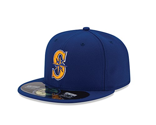 MLB Seattle Mariners Men's Authentic Collection On Field 59FIFTY Fitted Cap, 7 1/4, Royal