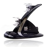 eSecure - Dual USB Controller Charger/Charging Dock Stand For PS3