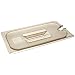 Carlisle 1047113 Amber 12-3/4-Inch TopNotch One-Third Size Handled Notched Lid (Case of 6)