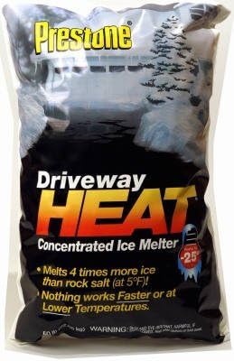 Scotwood Industries 20B-HEAT Prestone 20-Lb. Concentrated Driveway Heat Ice Melter Pellet - Quantity 100
