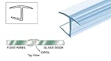 CRL Polycarbonate h Jamb for 180o and 3/8 Glass by CR Laurence
