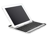 PortaCell Apple iPad 3 Keyboard - 3-in-1 Smart Keyboard Case Cover Stand for Apple The New iPad (iPad 3rd Generation) 16GB 32GB 64GB [Silver Exterior and Black Keys]