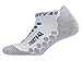 Thirty48 Ultra-Light Running Socks Unisex,3 Pack Blue/White ,Small