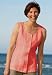 Shoreline Linen Button-Front Tank