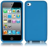 APPLE IPOD TOUCH 4TH GENERATION SOFT SILICONE SKIN CASE - BLUE PART OF THE QUBITS ACCESSORIES RANGE