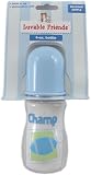 4 oz. Printed Bulb Bottle (silicone nipple), Blue