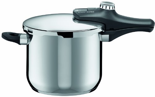 Silit 8607602211 Schnellkochtopf Sicomatic econtrol 6.5 Liter ohne Einsatz, edelstahl