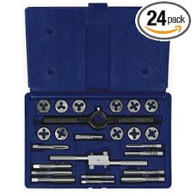 Irwin Industrial Tools 24614 Fractional Tap and Hex Die Set, 24-Piece by Irwin
