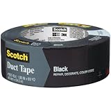 Scotch Duct Tape, Black, 1.88-Inch by 60-Yard