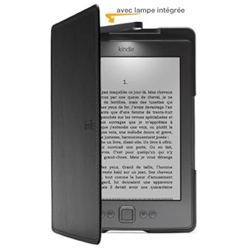 Étui en cuir avec lampe intégrée Amazon pour Kindle - Noir (est compatible avec Kindle uniquement) Étui en cuir avec lampe intégrée Amazon pour Kindle - Noir (est compatible avec Kindle uniquement)