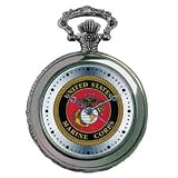 Pocket Watch, Chrome, Military, U.S. Marine Corps by RAM