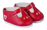 Corolle - T4558 - Poupée et Mini-Poupée - Les Classiques - Chaussures pour Poupon de 36 cm - Rouge
