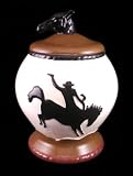 COOKIE JAR,CANISTER COWBOY WESTERN DECOR
