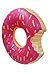 SplashNmore Inflatable Donut Float For Beach or Pool - 4 FEET ! ! ! (STRAWBERRY FROSTED)