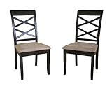 Baxton Studio Giovanni Dining Chairs, Set of 2